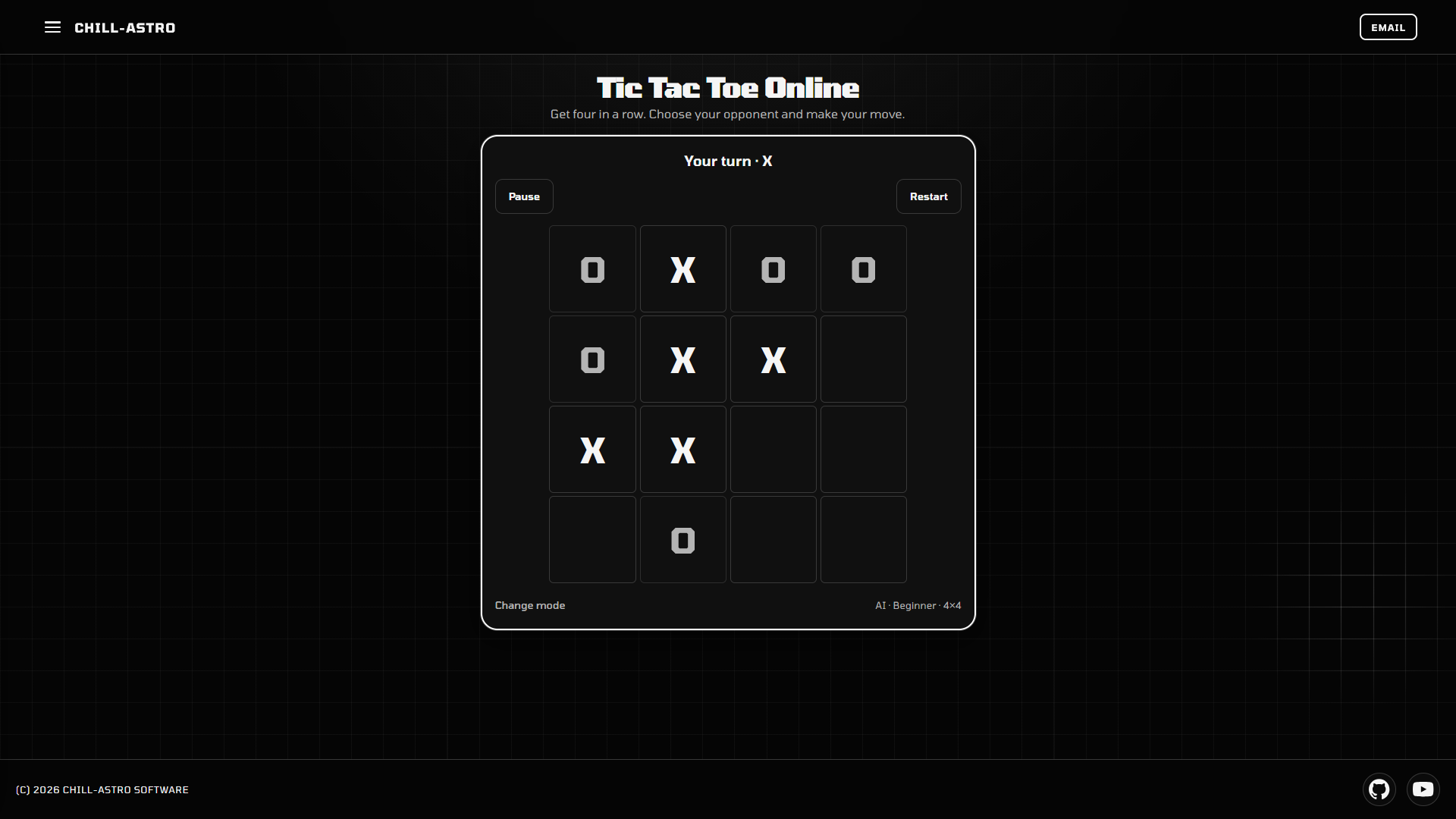 Tic Tac Toe Online gameplay preview