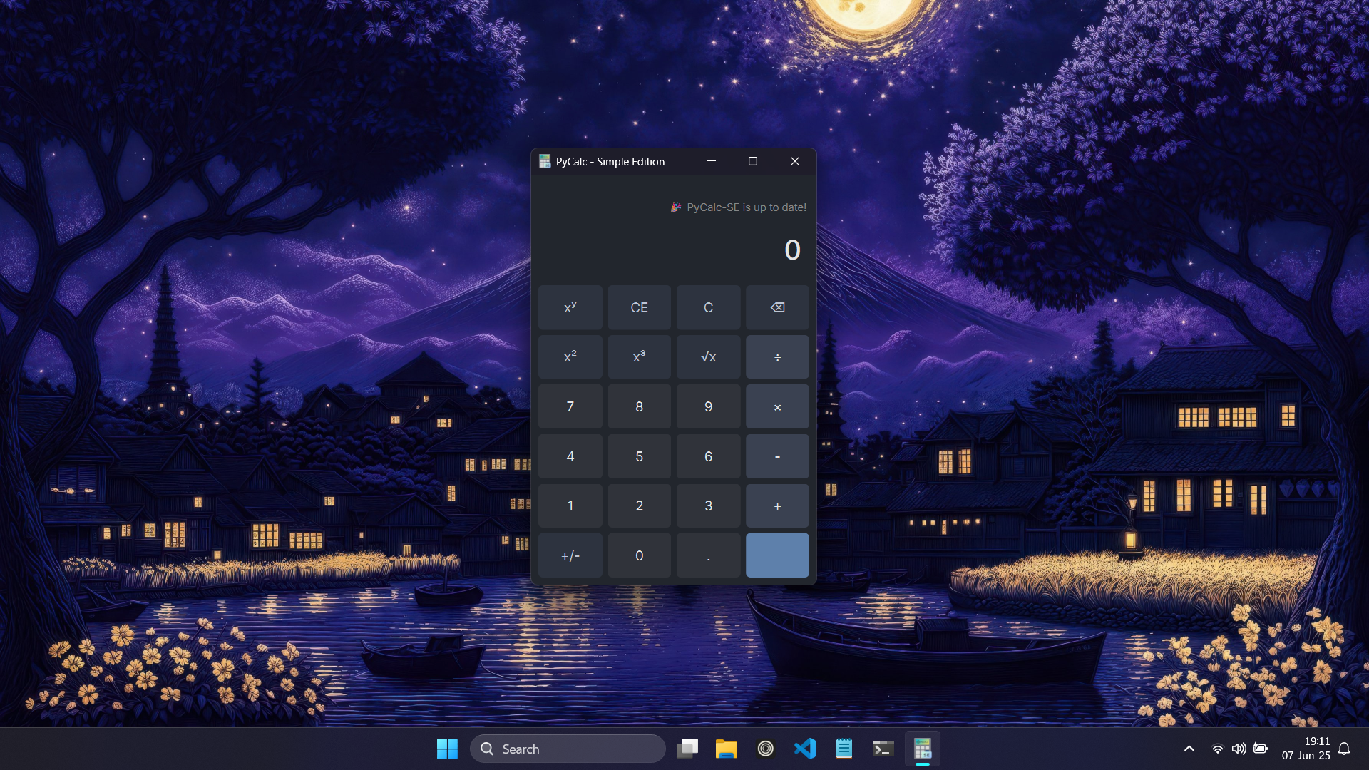 PyCalc-SE Screenshot